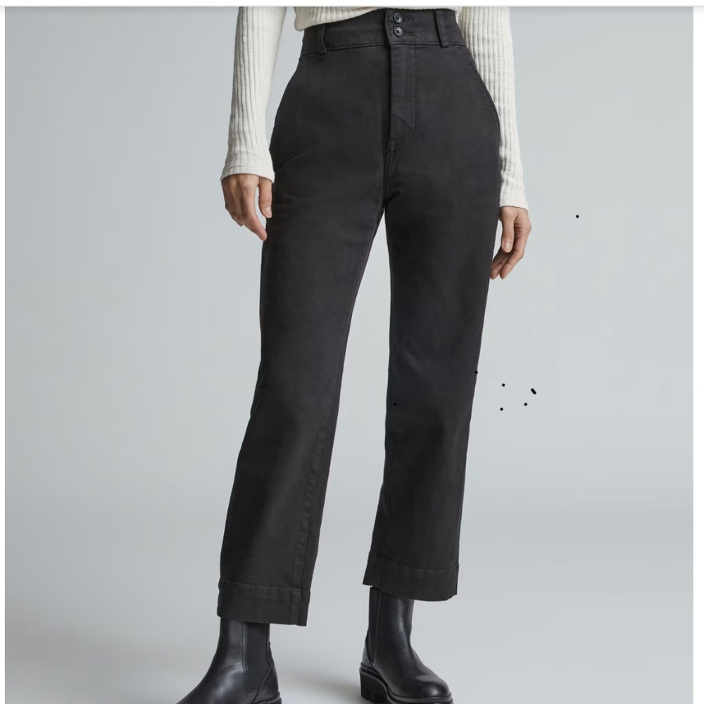 Everlane organic straight-leg pants size 6